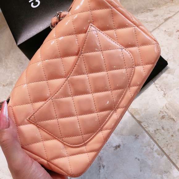 Chanel mini classic (patent) rectangular 13c - Picture 7 of 9